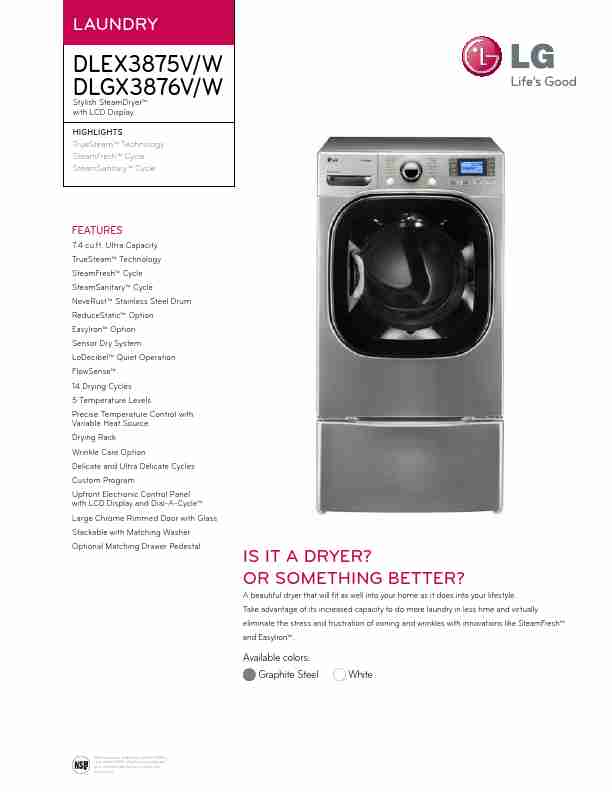 LG Electronics Clothes Dryer DLEX3875W-page_pdf